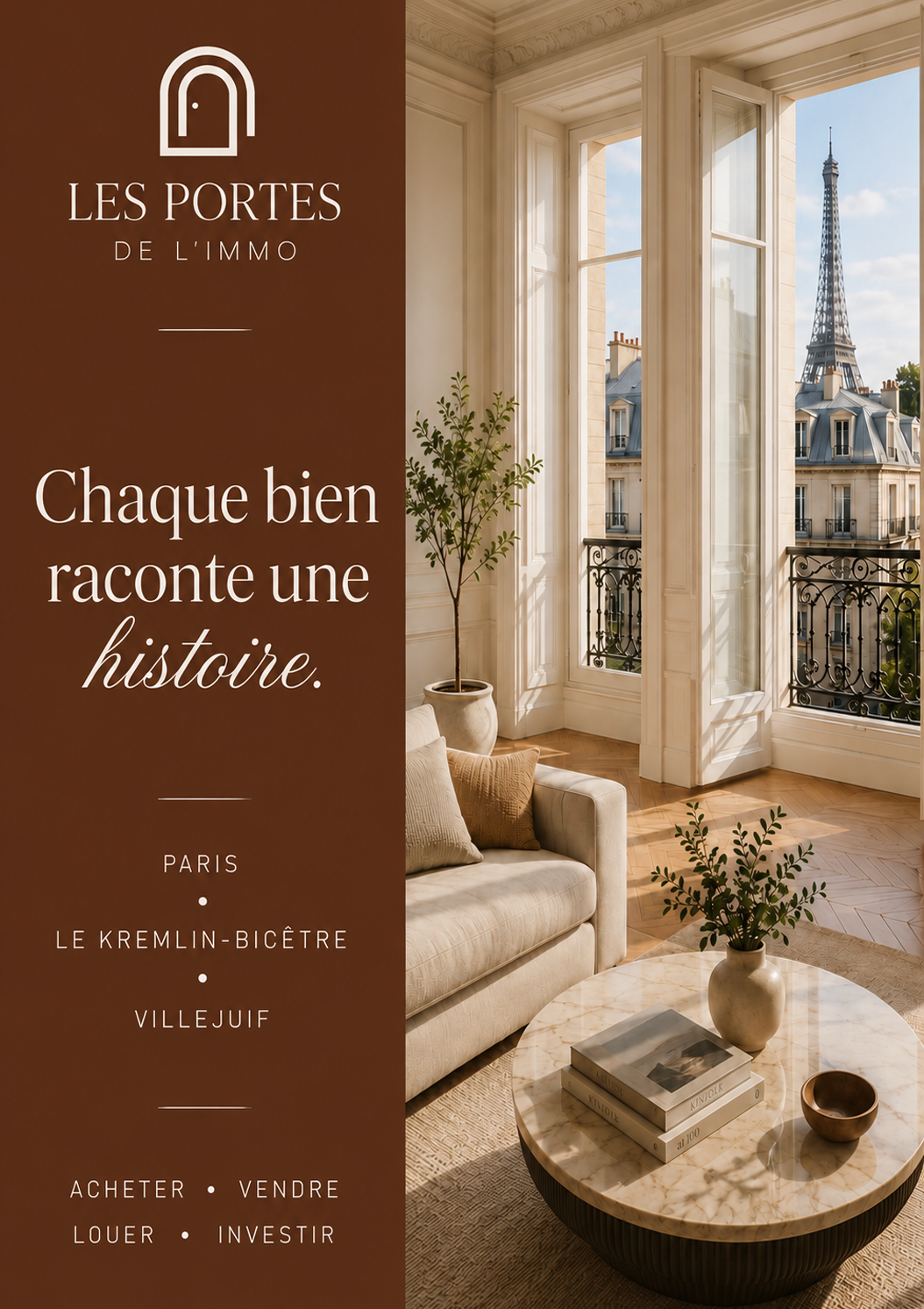 Les Portes de l'Immo · identité de marque